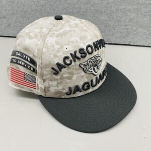 Jacksonville Jaguars Hat Cap Snap Back Salute to Service NFL Football New Era
